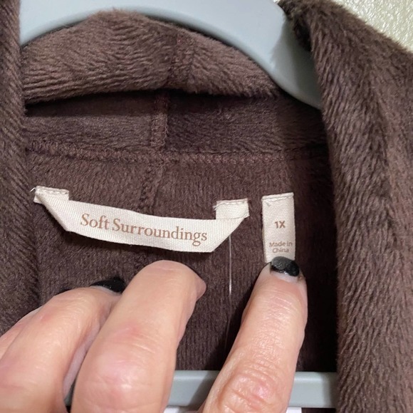 Soft Surroundings Long Vest, Size 1X, NWT - Picture 4 of 5